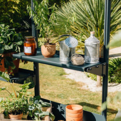 Etagère en aluminium laqué 50x73cm pour serres de jardin - Lams