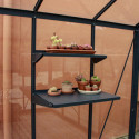 Etagère en aluminium laqué 50x73cm pour serres de jardin - Lams