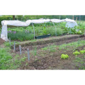 Serre chenille de jardin 1,3x10m en PE non armé 200 microns Serres Tonneau