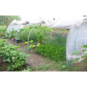 Serre chenille de jardin 1,3x10m en PE non armé 200 microns Serres Tonneau