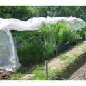 Serre chenille de jardin 1,3x10m en PE non armé 200 microns Serres Tonneau