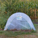Serre chenille de jardin 1,3x5m en PE non armé 200 microns Serres Tonneau