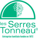 Serre chenille de jardin 1,3x7,5m en PE non armé 200 microns Serres Tonneau