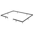 Serre de jardin Grand Oase 25,6m² en aluminium noir et verre trempé 3mm - Juliana