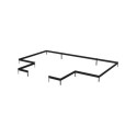 Serre de jardin Orangerie 21,5m² en aluminium noir et verre trempé 3mm - Juliana