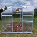 Serre de jardin 14,3m² en aluminium et polycarbonate 6mm Sanus L15 – Gampre