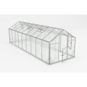 Serre de jardin 14,3m² en aluminium et polycarbonate 6mm Sanus L15 – Gampre