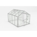 Serre de jardin 6,5m² en aluminium et polycarbonate 6mm Sanus L3 – Gampre