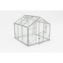 Serre de jardin 4,84m² en aluminium et polycarbonate 6mm Sanus L5 – Gampre