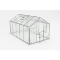 Serre de jardin 7,92m² en aluminium et polycarbonate 6mm Sanus L8 – Gampre
