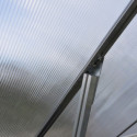 Serre de jardin en alu et polycarbonate 11,8m² Essence™ Silver – Canopia by Palram