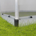 Serre de jardin en alu et polycarbonate 11,8m² Essence™ Silver – Canopia by Palram