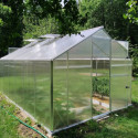 Serre de jardin 9,8m² en aluminium et polycarbonate 6mm Sanus UP! L10 – Gampre