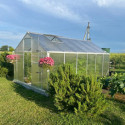 Serre de jardin 9,8m² en aluminium et polycarbonate 6mm Sanus UP! L10 – Gampre