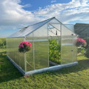 Serre de jardin 9,8m² en aluminium et polycarbonate 6mm Sanus UP! L10 – Gampre