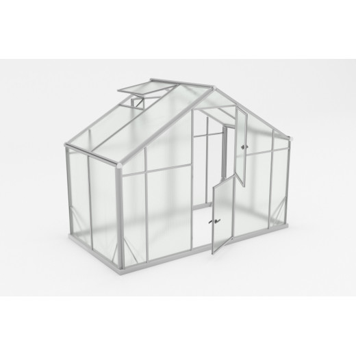 Serre de jardin 4,35m² en aluminium et polycarbonate 6mm Sanus UP! XL4 – Gampre