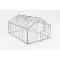 Serre de jardin 12,5m² en aluminium et polycarbonate 6mm Sanus UP! XL12 – Gampre