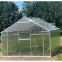 Serre de jardin 12,5m² en aluminium et polycarbonate 6mm Sanus UP! XL12 – Gampre