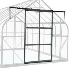 Kit porte complète supplémentaire pour serres Comtesse alu et verre autoportantes largeur 300cm Green Protect