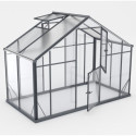 Serre de jardin Hybrid 4,35m² en verre trempé et polycarbonate Sanus UP! XL4 – Gampre