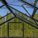 Serre de jardin 6,38m² en aluminium noir et verre trempé Sanus UP! XL7 - Gampre