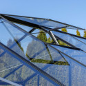 Serre de jardin 6,38m² en aluminium noir et verre trempé Sanus UP! XL7 - Gampre
