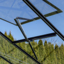 Serre de jardin 8,41m² en aluminium noir et verre trempé Sanus UP! XL9 - Gampre