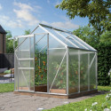 Serre de jardin Comet 3,8m² en aluminium anodisé et polycarbonate 4mm - Vitavia