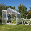 Serre de jardin Comet 5m² en aluminium anodisé et polycarbonate 4mm - Vitavia