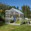 Serre de jardin Comet 5m² en aluminium anodisé et polycarbonate 4mm - Vitavia