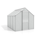 Serre de jardin Comet 5m² en aluminium anodisé et polycarbonate 4mm - Vitavia