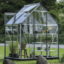 Serre de jardin 2,5m² en alu et verre horticole Icon 6 - Halls