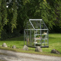 Serre de jardin 2,5m² en alu et verre trempé Icon 6 - Halls