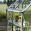 Serre de jardin 2,5m² en alu et verre trempé Icon 6 - Halls