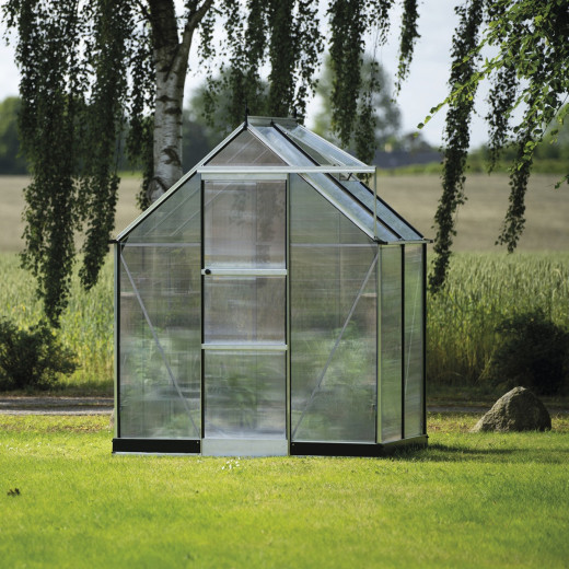 Serre de jardin 2,5m² en alu et polycarbonate Icon 6 - Halls