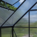 Serre de jardin 2,5m² en alu noir et polycarbonate Icon 6 - Halls