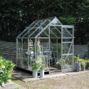 Serre de jardin 3,7m² en alu et verre trempé Icon 6 - Halls