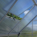 Serre de jardin 3,7m² en alu et polycarbonate Icon 6 - Halls