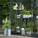 Serre de jardin 3,7m² en alu vert et verre trempé Icon 6 - Halls