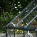 Serre de jardin 3,7m² en alu vert et verre trempé Icon 6 - Halls