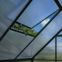 Serre de jardin 3,7m² en alu vert et polycarbonate Icon 6 - Halls
