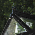 Serre de jardin 3,7m² en alu noir et verre trempé Icon 6 - Halls