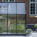 Serre de jardin 3,7m² en alu noir et polycarbonate Icon 6 - Halls