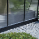 Serre de jardin 3,7m² en alu noir et polycarbonate Icon 6 - Halls