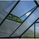 Serre de jardin 4,9m² en alu vert et polycarbonate Icon 6 - Halls