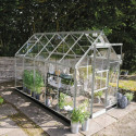 Serre de jardin 6,1m² en alu et verre horticole Icon 6 - Halls