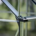 Serre de jardin 6,1m² en alu et verre trempé Icon 6 - Halls