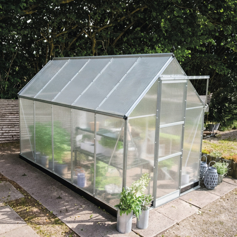 Serre de jardin 6,1m² en alu et polycarbonate Icon 6 - Halls