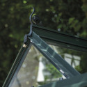 Serre de jardin 6,1m² en alu vert et verre horticole Icon 6 - Halls