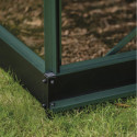 Serre de jardin 6,1m² en alu noir et verre horticole Icon 6 - Halls